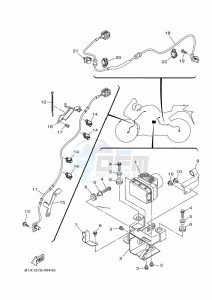 YZF250-A (B1X4) drawing ELECTRICAL 3