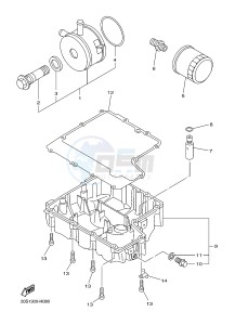 XJ6SA 600 DIVERSION (S-TYPE, ABS) (36DE 36DG) drawing OIL CLEANER