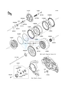 VN 1700 G [VULCAN 1700 CLASSIC LT] (9G-9FA) G9F drawing CLUTCH