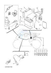 YZF-R125A YZF-R125 ABS R125 (5D7E) drawing ELECTRICAL 1