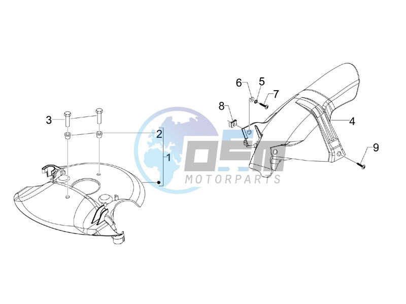 Wheel housing - Mudguard