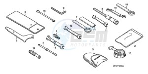 CB600F9 Spain - (SP) drawing TOOLS