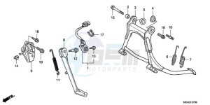 GL18009 UK - (E / AB MKH NAV) drawing STAND