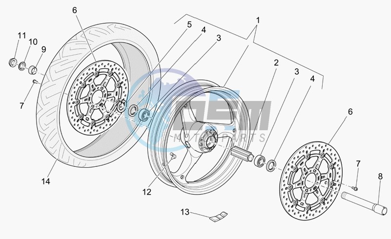 Front wheel