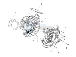 SHIVER 900 E4 ABS NAVI (NAFTA) drawing Crankcases I  Mounting