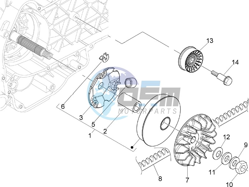 Driving pulley