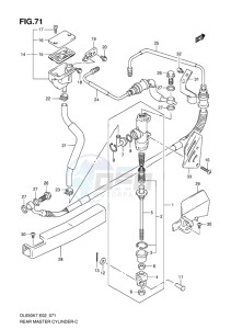 DL650 ABS V-STROM EU-UK drawing REAR MASTER CYLINDER (ABS)