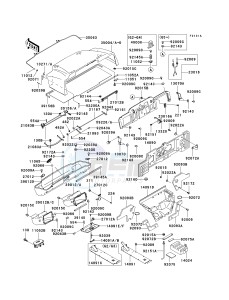 KAF620 G MULE 3000 (G1-G5) MULE 3000 drawing FRAME FITTINGS -- KAF620-G2 - G5- -