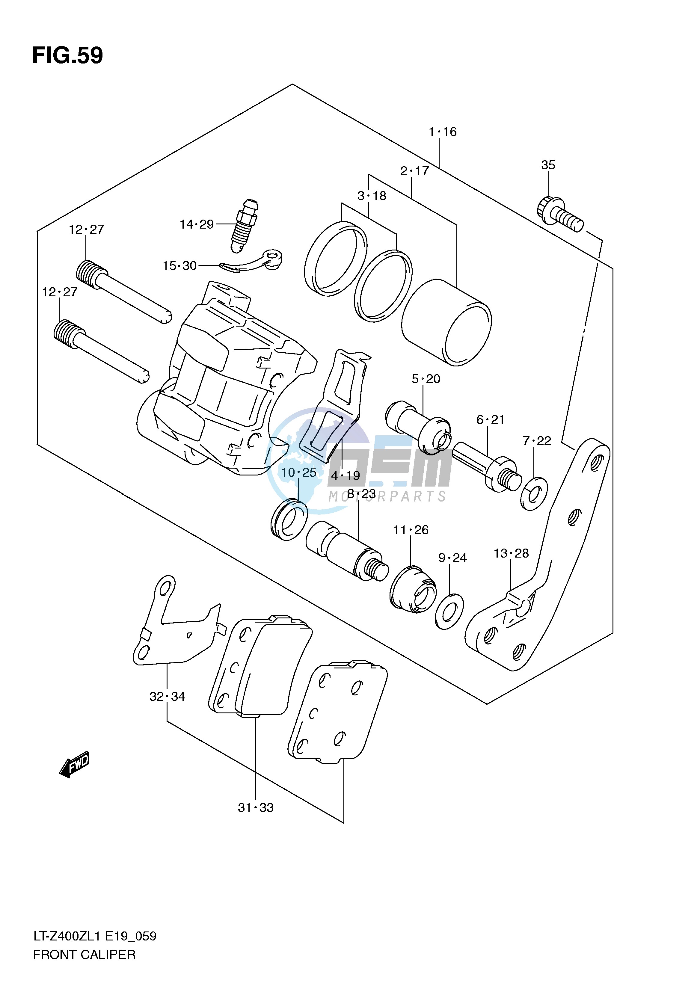 FRONT CALIPER