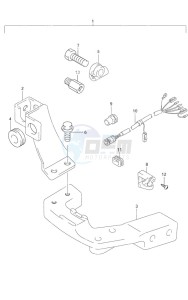 DF 9.9 drawing Remote Control Parts