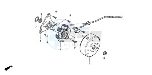 XR100R drawing GENERATOR