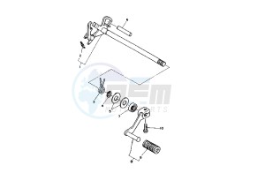 TW 125 drawing SHIFT SHAFT