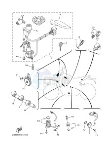 MT09A MT-09 ABS 900 (2DR7 2DR8) drawing ELECTRICAL 2