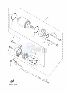 YB125 (2CSB) drawing STARTING MOTOR