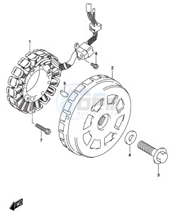 AN650 BURGMAN drawing STARTING MOTOR