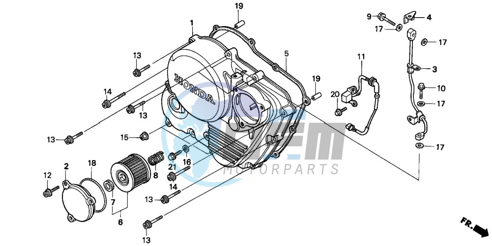 RIGHT CRANKCASE COVER