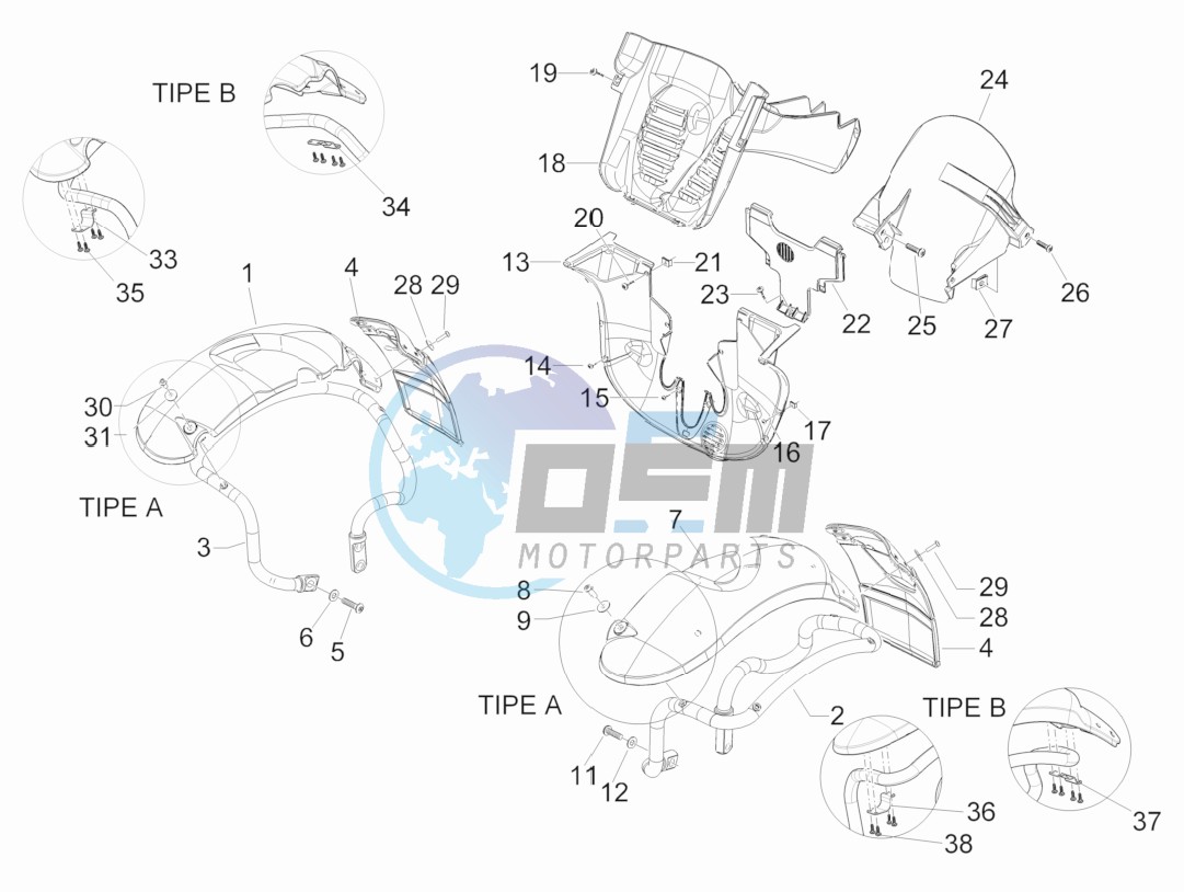 Wheel housing - Mudguard