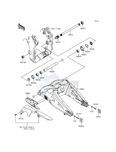 NINJA ZX-10R ABS ZX1000KFF FR XX (EU ME A(FRICA) drawing Swingarm