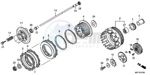 XL1000VB drawing UPPER COWL