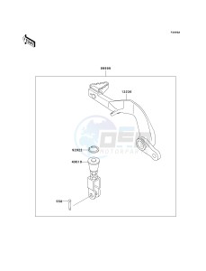 KX 65 A [KX65] (A1-A5) [KX65] drawing OPTIONAL PARTS-- BRAKE PEDAL- -