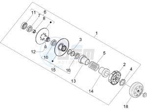 Runner 50 Pure Jet Race (CH) CH drawing Driven pulley