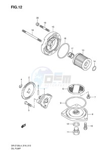 DR-Z125L EU drawing OIL PUMP