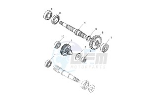 XN TEO'S 125 drawing GEAR GROUP