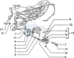 Zip 50 SP H2O Liquid cooling drawing Oil pump