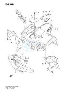 LT-F500F (P24) drawing FRONT FENDER (MODEL K6 K7)