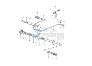 TZR 50 drawing SHIFT SHAFT