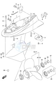 DF 140A drawing Gear Case