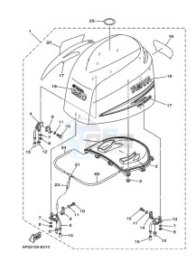 F250BETX drawing FAIRING-UPPER