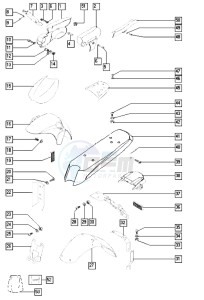 FUNTASTIC_25-45kmh_K6-K7 50 K6-K7 drawing Mudguards-covers