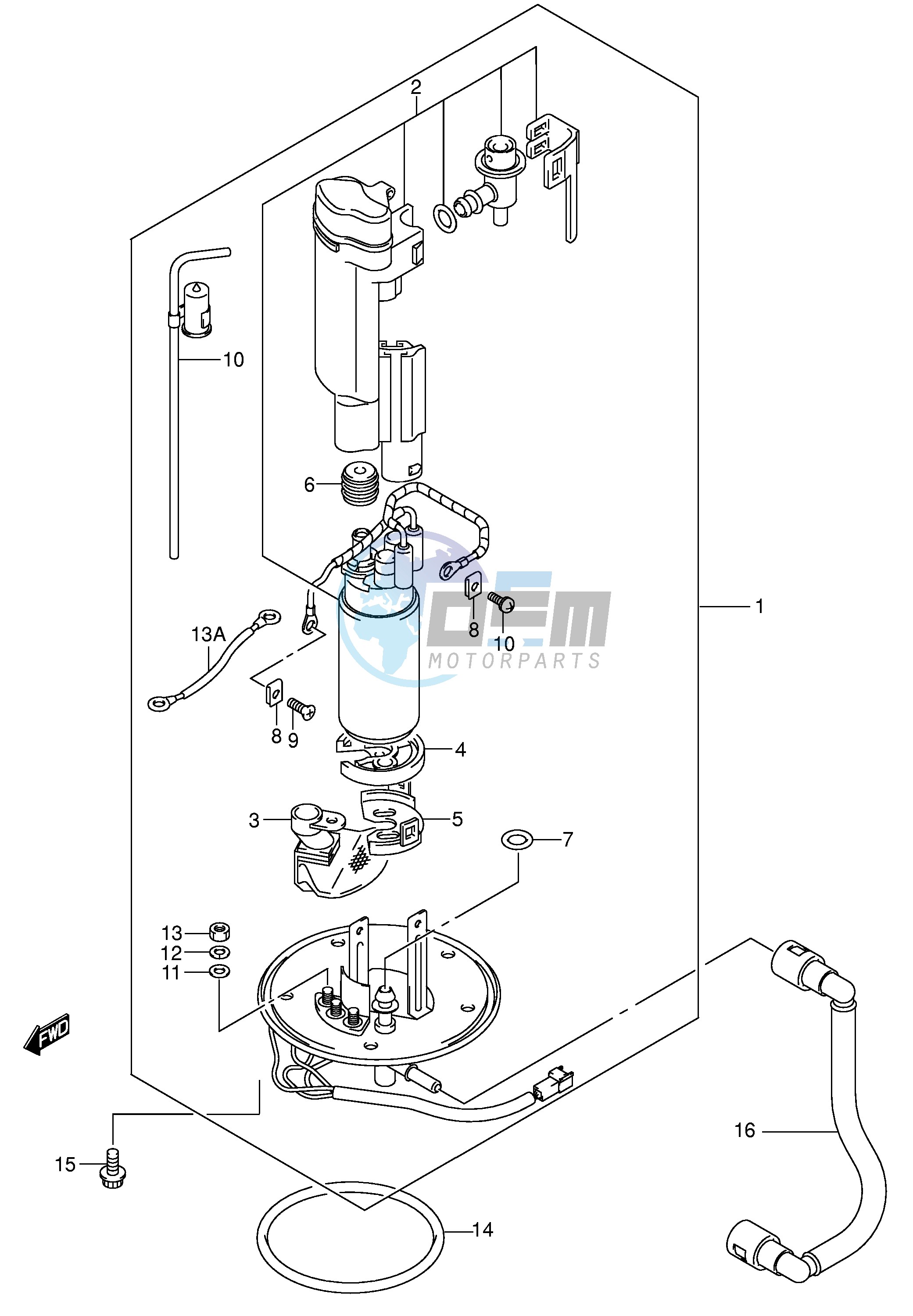 FUEL PUMP (MODEL K2 K3)