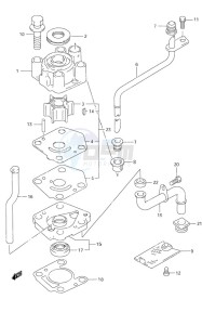 DF 9.9 drawing Water Pump