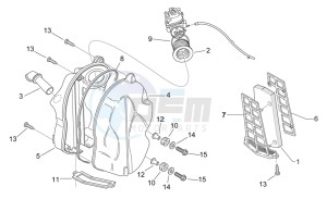 Scarabeo 50 2t (eng. Minarelli) drawing Air box