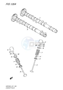 GSR750Z EU drawing CAMSHAFT-VALVE