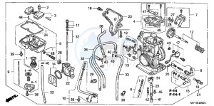 CRF450XD CRF450X Europe Direct - (ED) drawing CARBURETOR