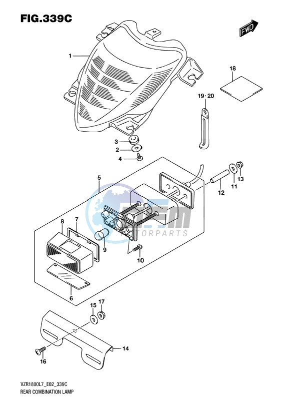 REAR COMBINATION LAMP