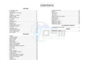 YFM450FWA YFM450DE GRIZZLY 450 IRS (1CUL 1CUM 1CUN) drawing .6-Content