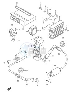 TL1000S (E2) drawing ELECTRICAL (MODEL W X Y K1)