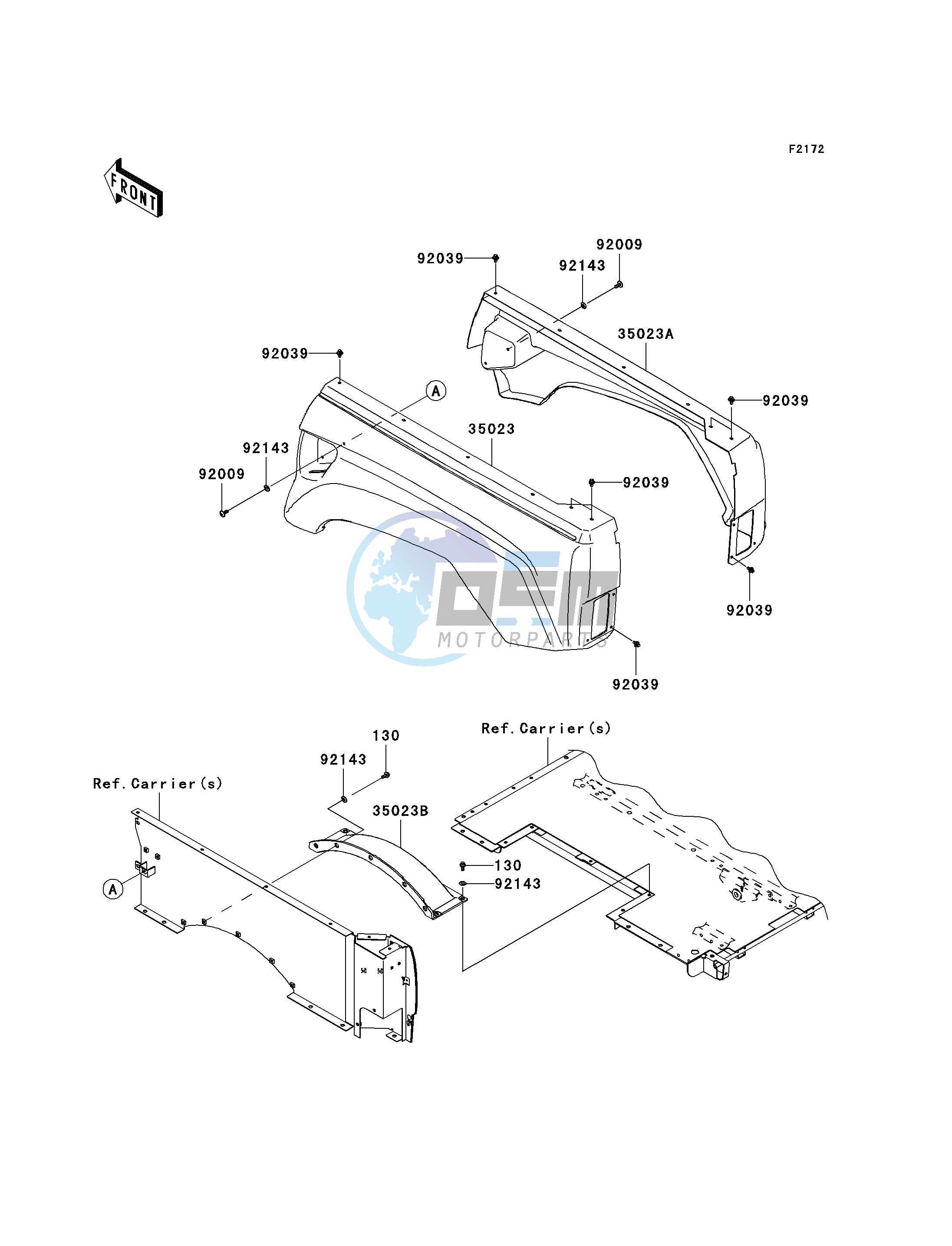 REAR FENDER-- S- -