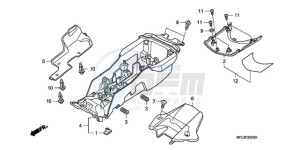 CBR1000RR9 Europe Direct - (ED / MME) drawing REAR FENDER (CBR1000RR)