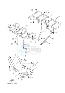 YFM700FWAD YFM70GPSH GRIZZLY 700 EPS SPECIAL EDITION (2UDM) drawing GUARD