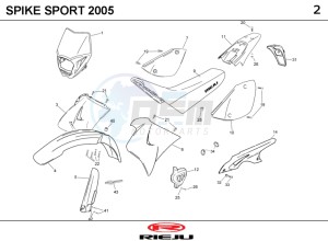 SPIKE-50-SPORT-BLACK drawing COWLING