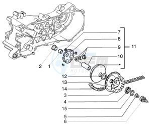 NRG 50 power DD drawing Driving pulley