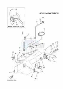 F225BET drawing PROPELLER-HOUSING-AND-TRANSMISSION-2