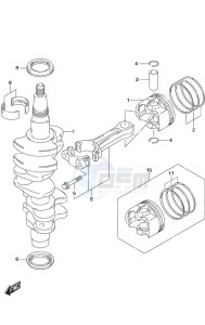 DF 25A drawing Crankshaft