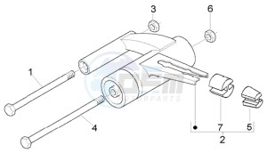 Fly 50 2t drawing Swinging arm