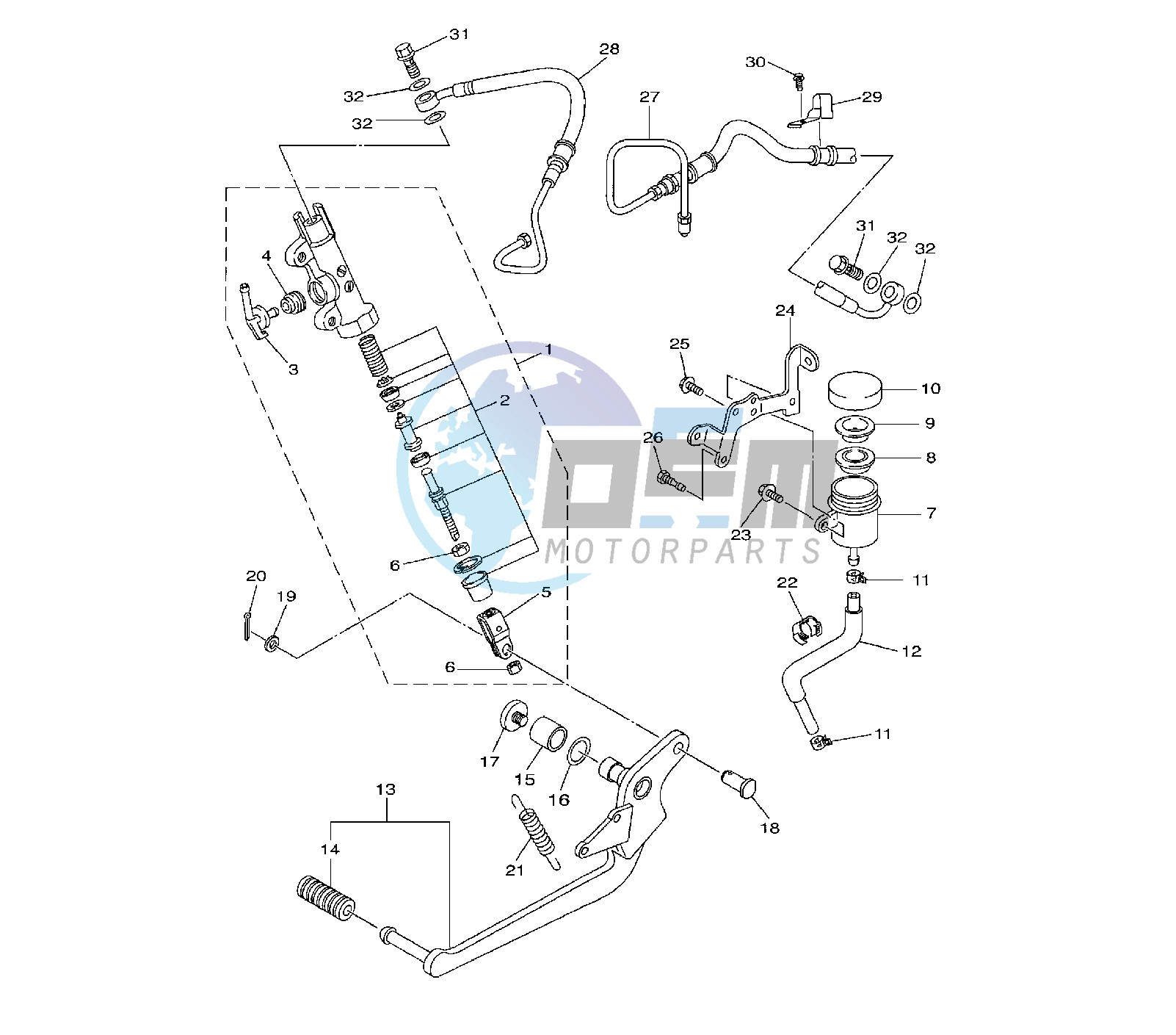 REAR MASTER CYLINDER